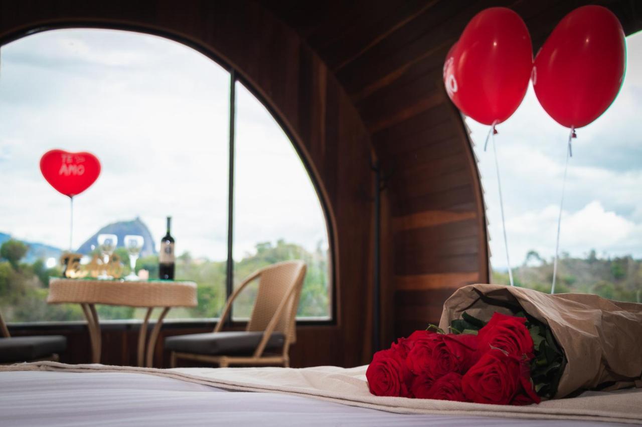 Glamping The Mountain Otel Guatapé Dış mekan fotoğraf