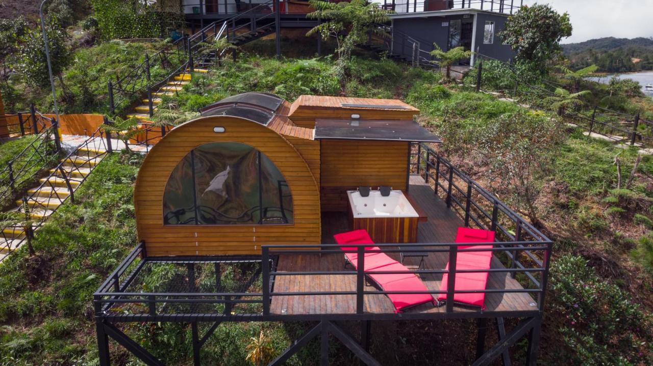 Glamping The Mountain Otel Guatapé Dış mekan fotoğraf