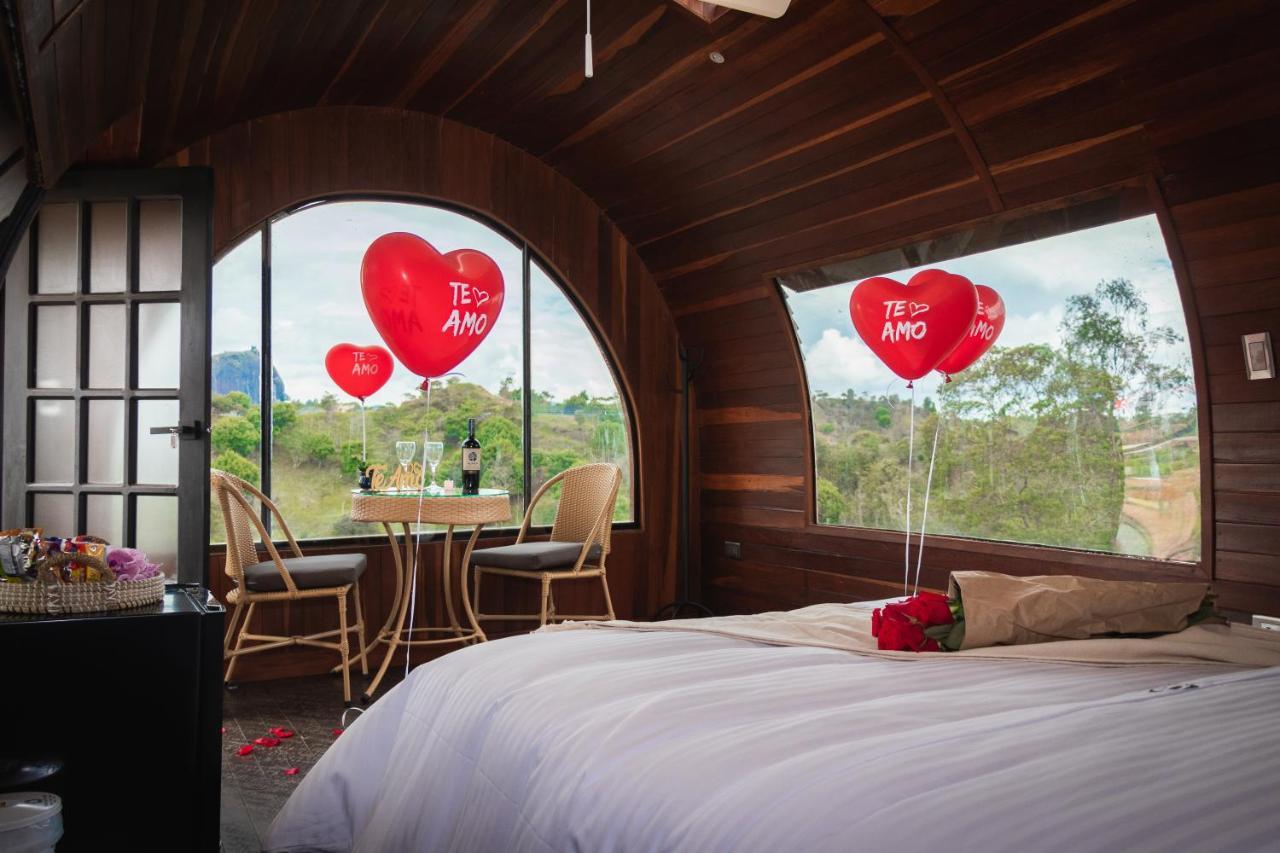 Glamping The Mountain Otel Guatapé Dış mekan fotoğraf