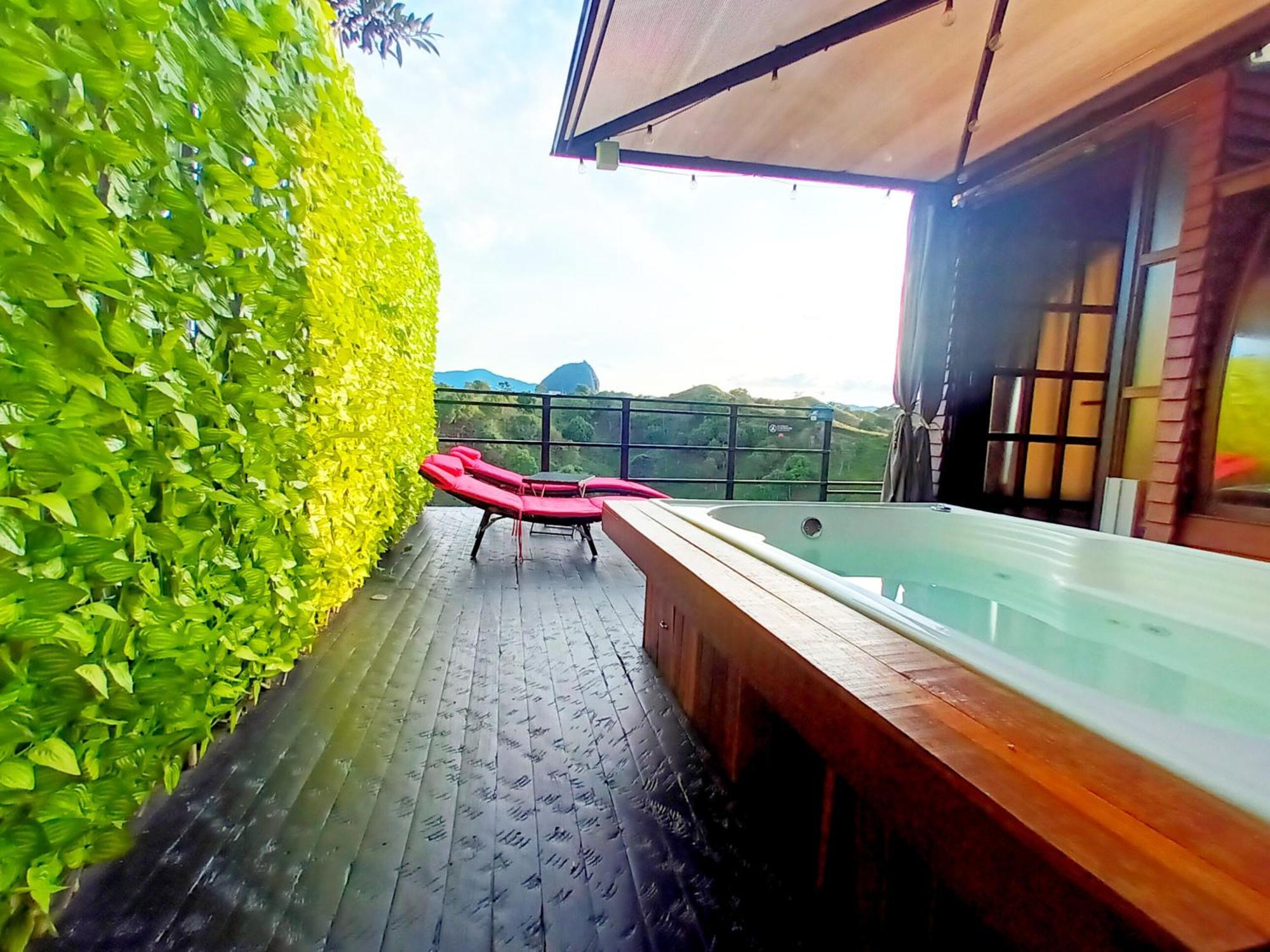 Glamping The Mountain Otel Guatapé Dış mekan fotoğraf